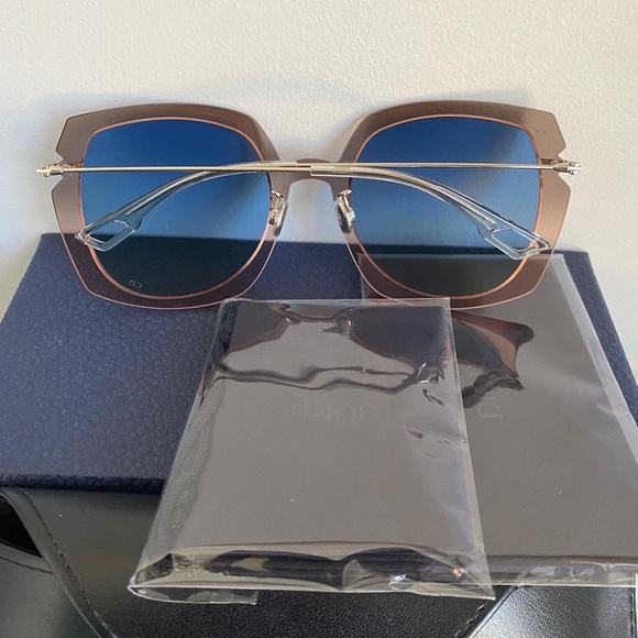 Christian Dior Sunglasses Eyewear Dior Diorattitude1 Square Grey Pink - Picture 3 of 3